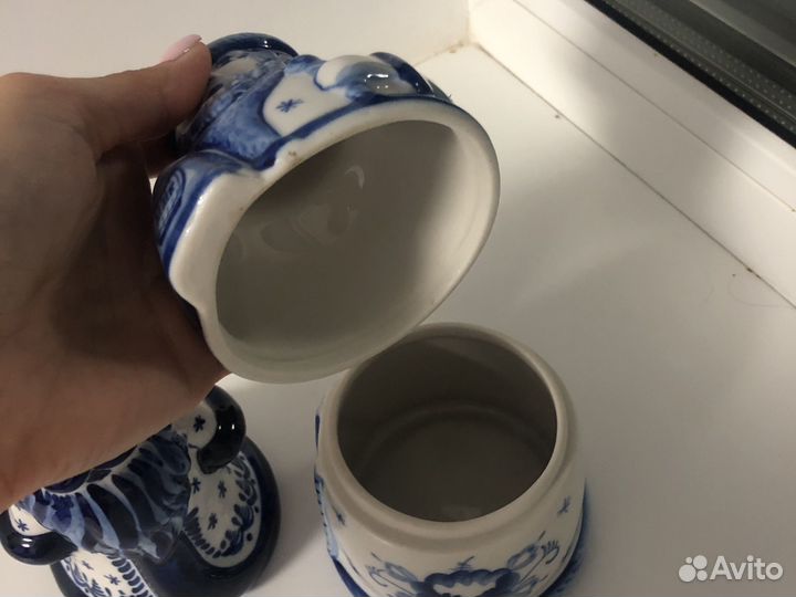 Гжель Дед мороз