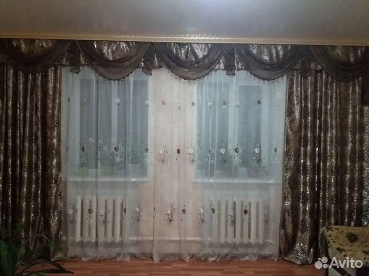 Комплект штор с ламбрекеном