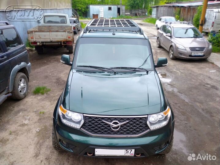 Багажник на УАЗ Патриот (бесшумный, усиленный)