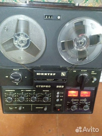 Катушечный магнитофон юпитер 203 стерео
