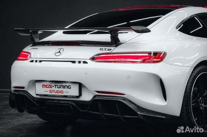 Задний бампер стиль AMG GT-R Mercedes AMG GT C190