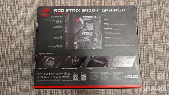 Asus ROG strix B450-F gaming II am4