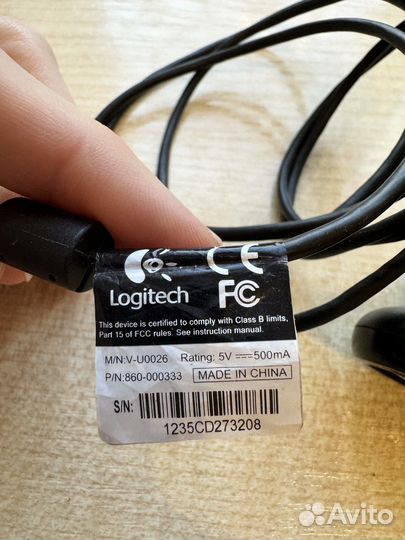 Веб-камера Logitech Webcam C170