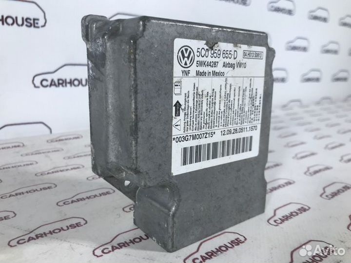 Блок управления аирбаг Volkswagen Golf 6