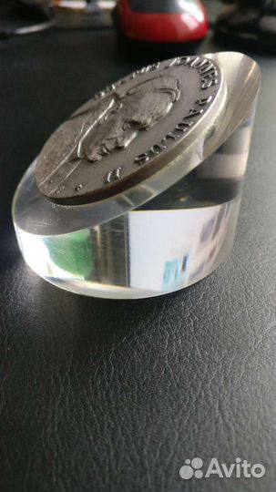 Иоанн Павел 2 медаль на стекле