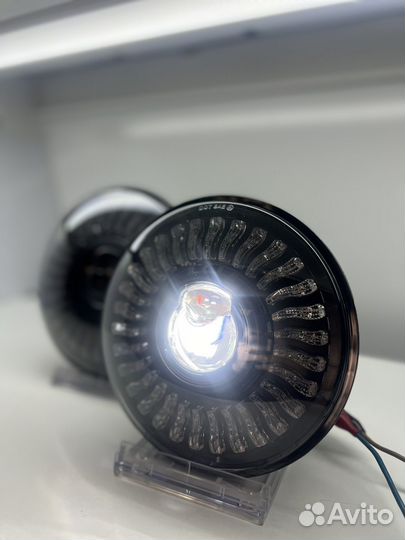 Диодные фары на ниву
