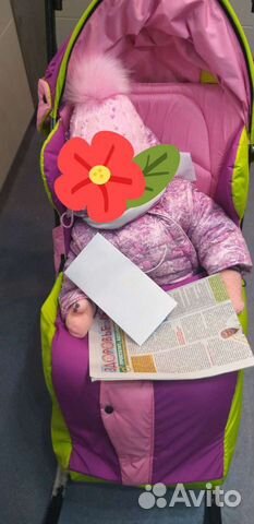 Детские санки коляска