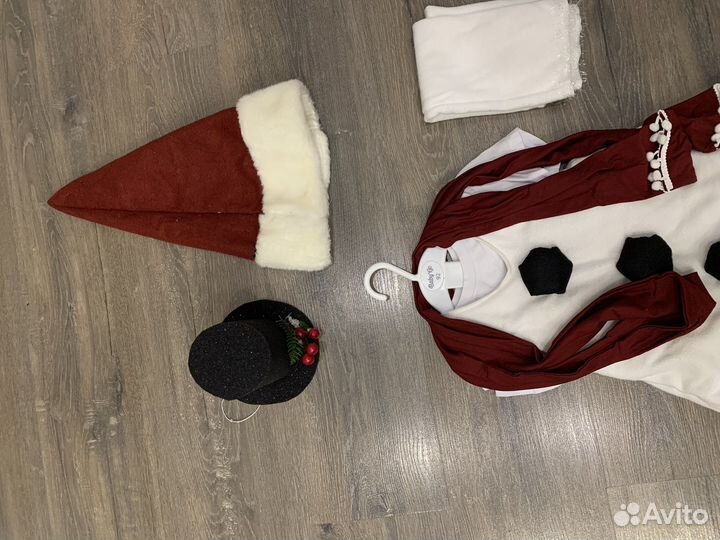 Костюм снеговика 98-104.3-4 года