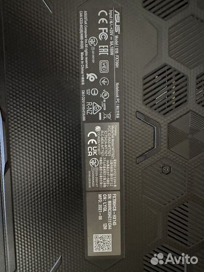 Asus Tuf gaming F17 обмен рассрочка