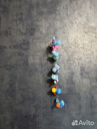 Фигурки из киндера бегемотики