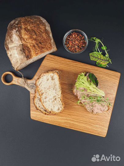 Доска кухонная, разделочная, дуб