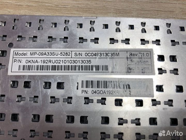 Клавиатура ноутбука Asus EEE PC