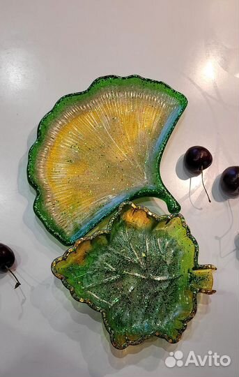 Блюдца из эпоксидной смолы