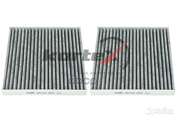Фильтр салонный BMW X3 F25 (к-т 2шт)(угольный)