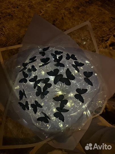 Декоративный букет светящийся