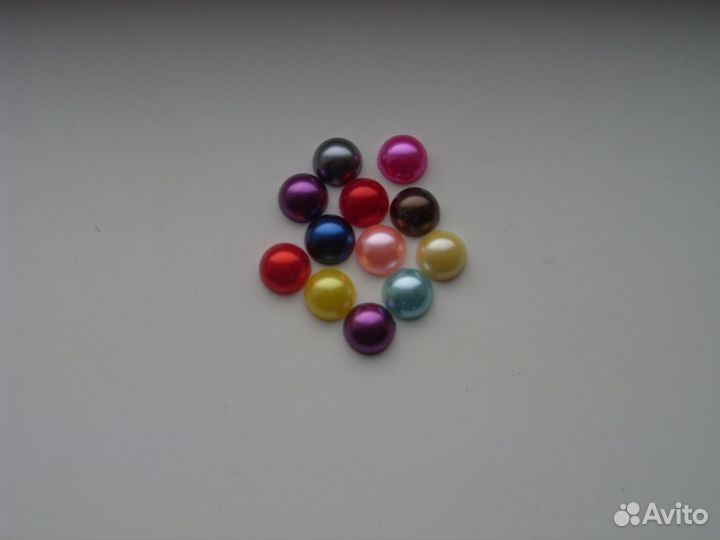 Кабошоны, полубусины