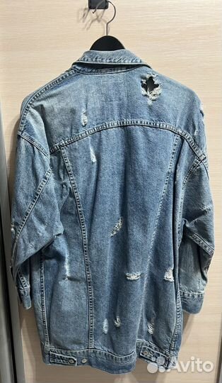 Джинсовая куртка zara женская S