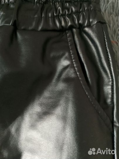 Брюки кожаные (эко кожа)