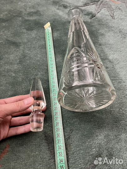 Стеклянный графин штоф СССР