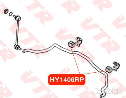 Полиуретановая втулка стабилизатора передней подве