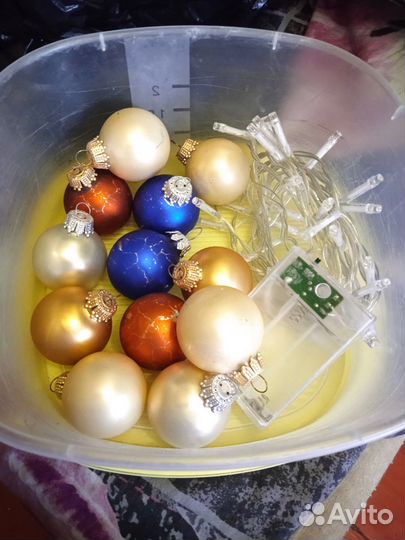 Новогодние шарики стекло