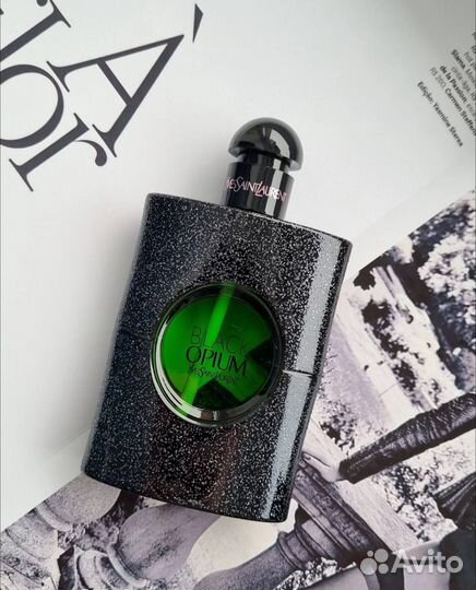 YSL Black Opium Illicit Green 75 мл ОАЭ