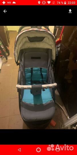 Прогулочная коляска+стул для кормления