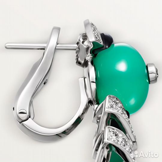 Юв. изделие Cartier Geometry & Contrast Earrings H8001154 + подарок 1 год гарантии