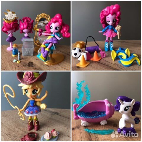 Куклы Эквестрия герлз мини / Пинки Пай / Эплджек