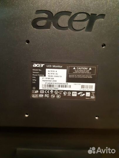 Монитор Acer 19