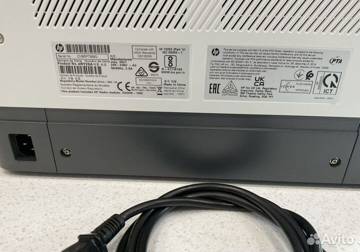 Мфу лазерный HP neverstop laser 1200w