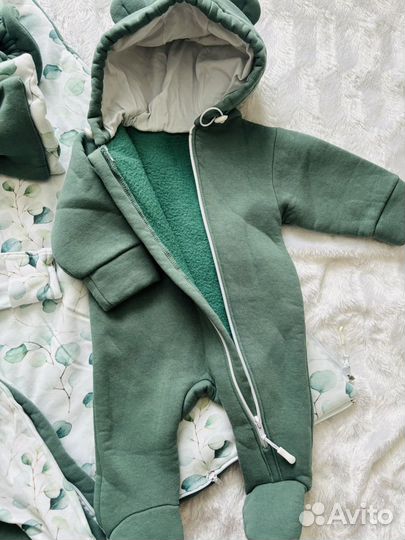 Комплект на выписку весна,теплая осень