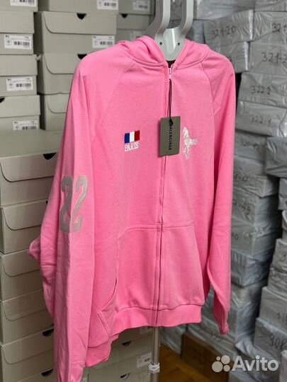 В наличии Зип Худи Balenciaga x Polo Pink