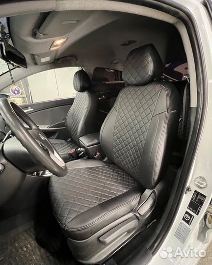 Авточехлы на Hyundai Solaris