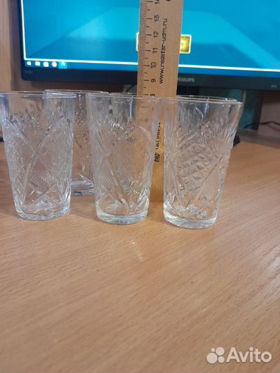 Рюмки стопки хрустальные