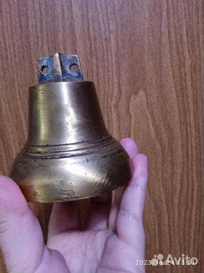 Колокольчик бронзовый, старинный