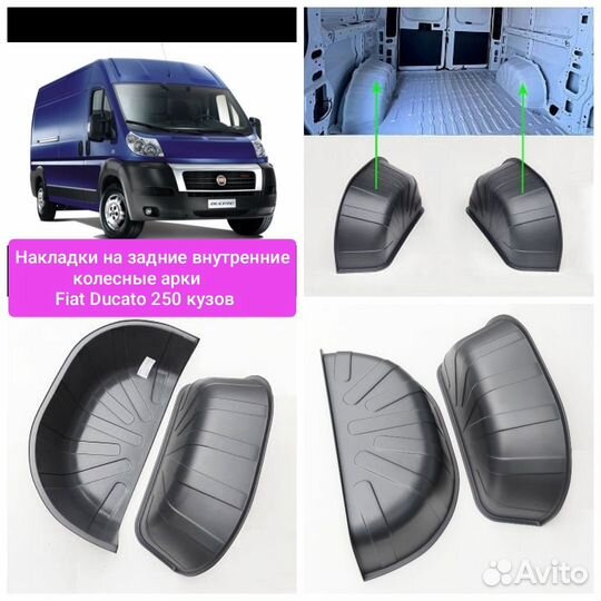 Обивки арок колес Peugeot Boxer Ducato Jumper