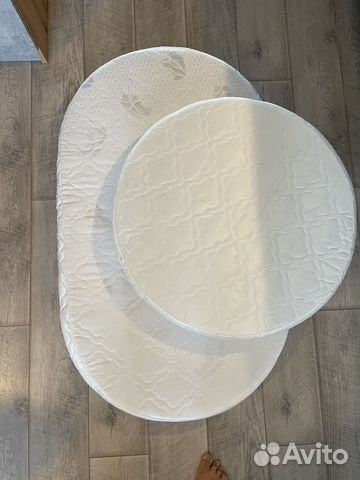 Матрас круглый в кроватку-трансформер