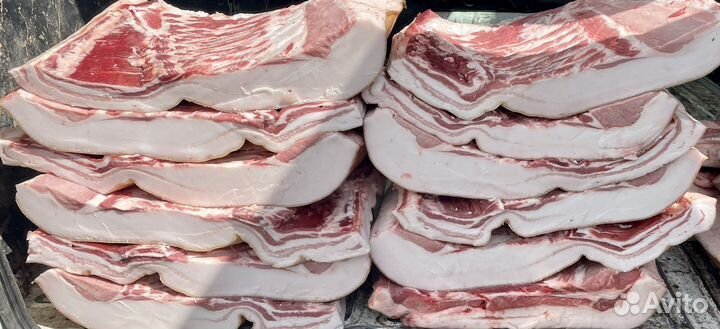 Сало свежее домашнее