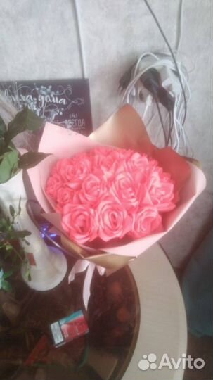 Букет из атласных лент