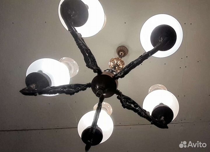 Бронза люстра СССР