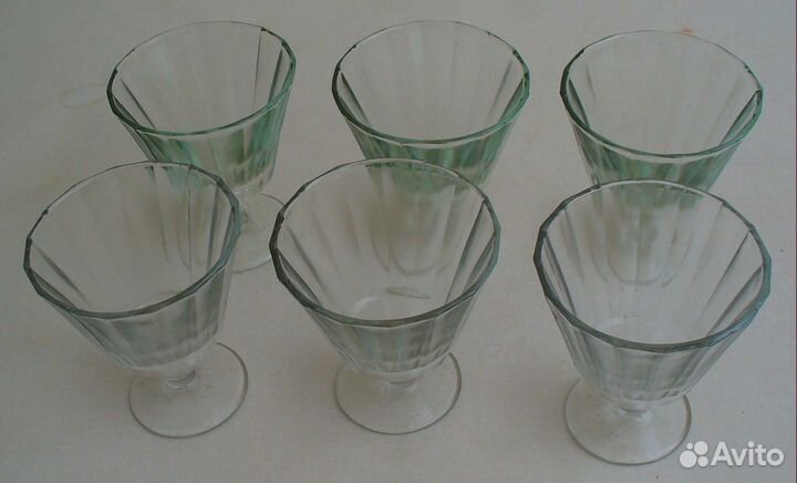 Рюмки Лафитники СССР 6 шт. Клеймо дхз Ликёрные
