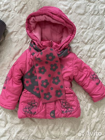 Зимний костюм на девочку 86