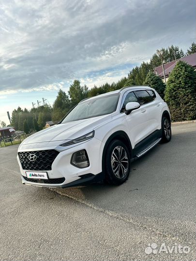 Hyundai Santa Fe 2.2 AT, 2018, 61 000 км