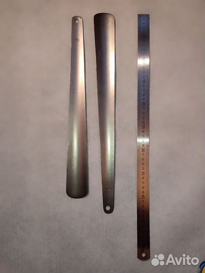 Обувная ложка рожок титановая