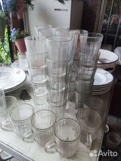 Стаканы граненые СССР