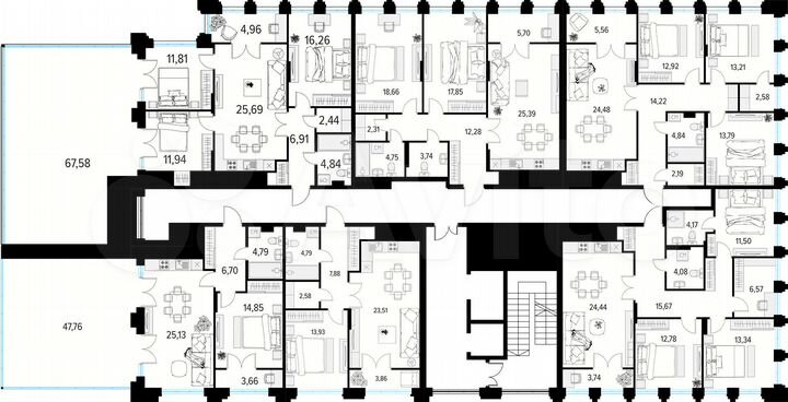 3-к. квартира, 149,9 м², 7/10 эт.
