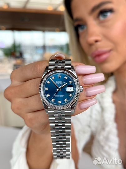 Rolex Datejust 36 Blue Diamond Dial Jubilee 126334