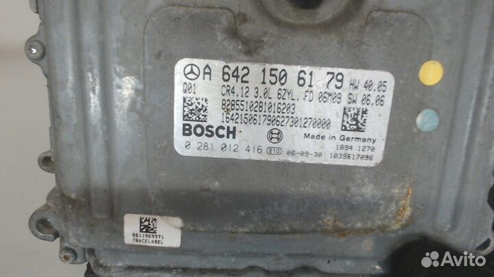 Блок управления двигателем Mercedes ML W164, 2007