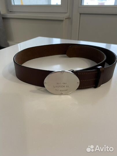 Ремень кожаный Ralph Lauren